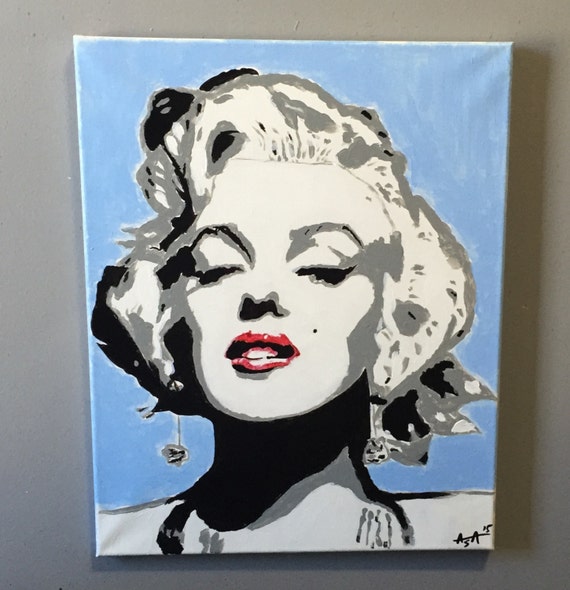 Marilyn Monroe Pop Art Painting 16x20