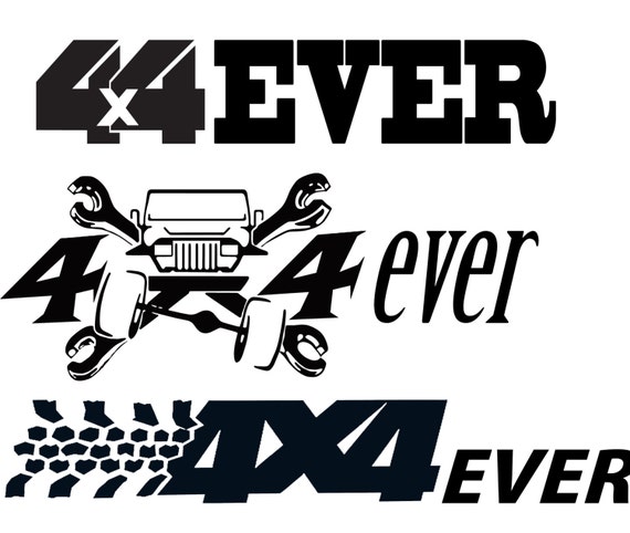 JEEP and 4X4 Decals by FrigidVinyl on Etsy