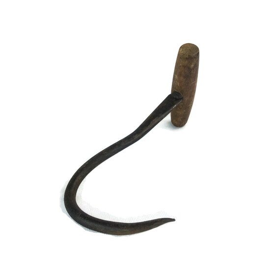 Hay Hook Vintage Hay Bale Hook Farm Took Rustic Decor Hand