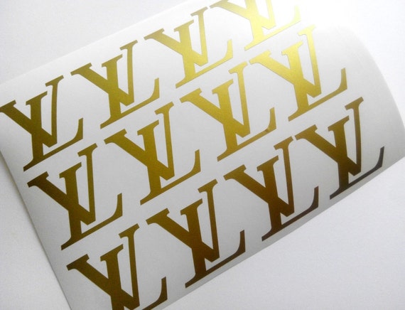 30 louis vuitton stickers LV envelope seals by MOApartystickers