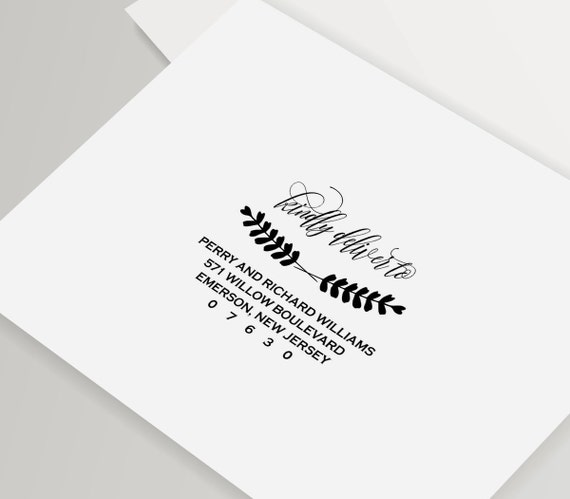 printable envelope template instant download by mintypaperieshop