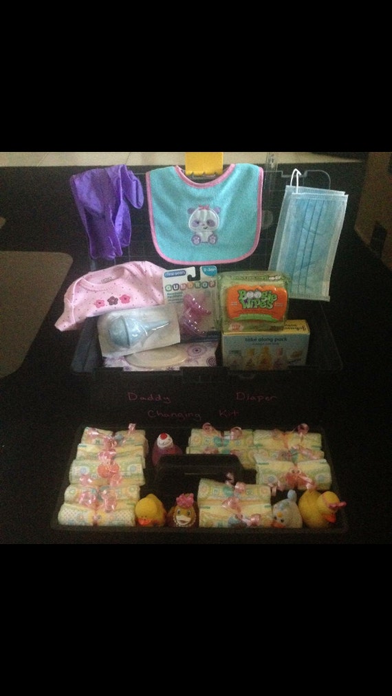 Daddy Diaper Changing Kit Baby Shower Gift Fathertobe