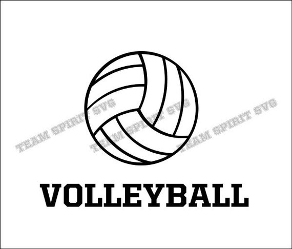 Download Volleyball Download Files SVG DXF EPS Silhouette Studio