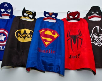 Personalized Super Hero Cape!! Batman, Batgirl, Superman and MORE