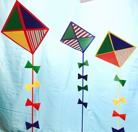 Kite Decorations Hanging set of 3