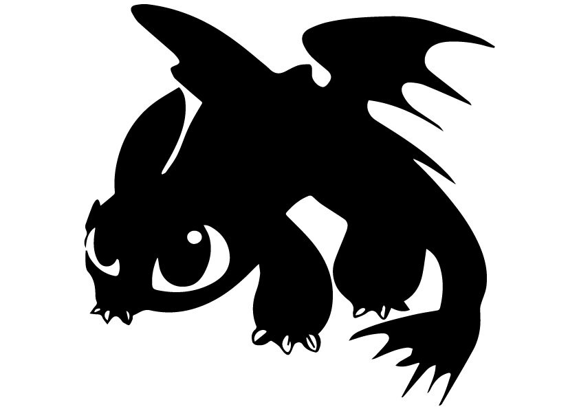 SVG Toothless Toothless eps Toothless silhouette Toothless