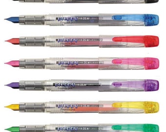 Platinum Fountain Pen, Preppy Fine Nib 0.3mm - 7color