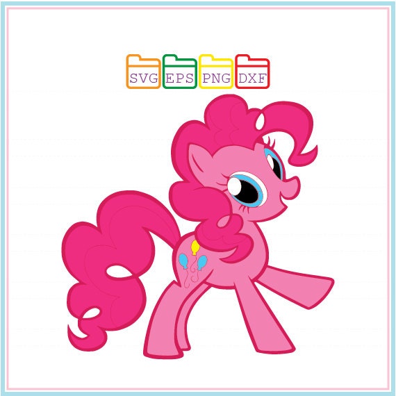 Download My Little Pony Pinkie Pie Svg Dxf Png Eps Cutting File