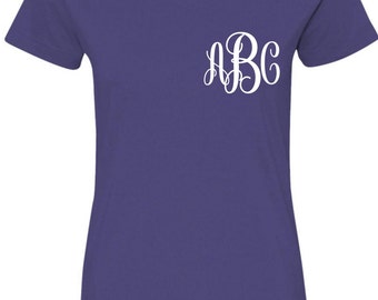 v neck monogram shirt