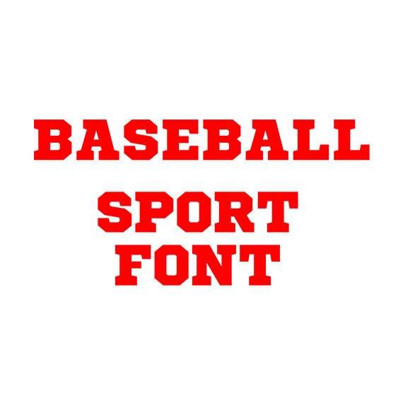 Free Free Baseball Font Svg 584 SVG PNG EPS DXF File