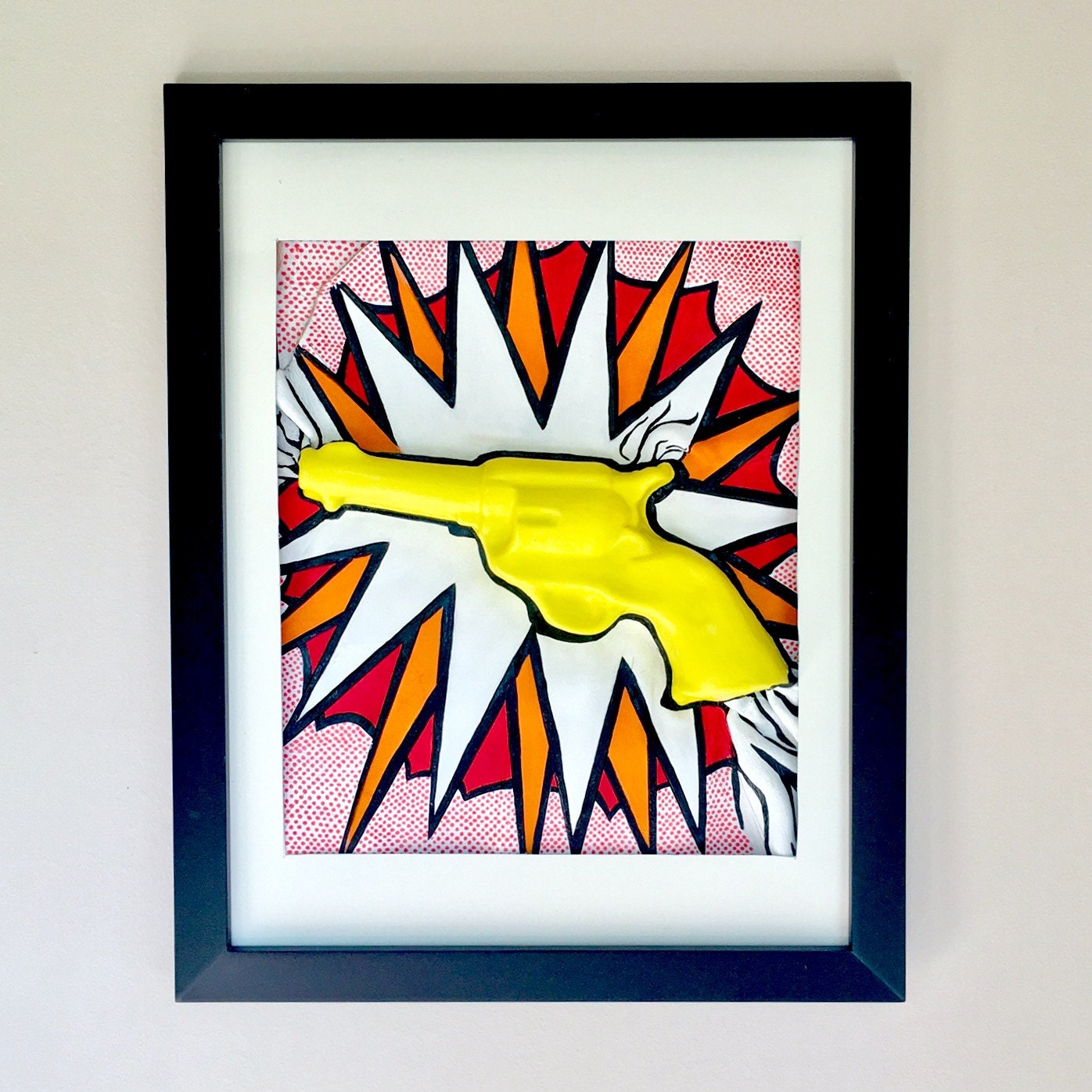 Wall Art Pop Art Leather Decor Roy Lichtenstein Andy Warhol