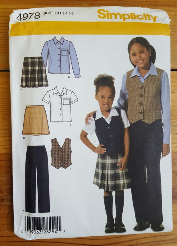 school uniform pant shirt