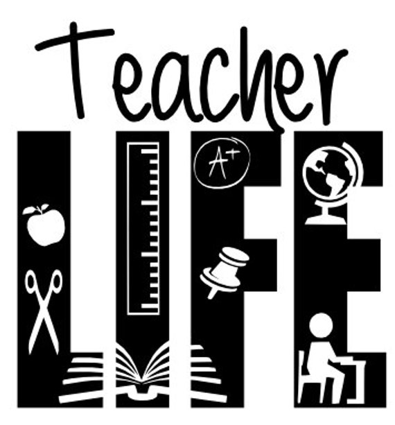 Download Teacher Life SVG by CreationsByK8Studio on Etsy