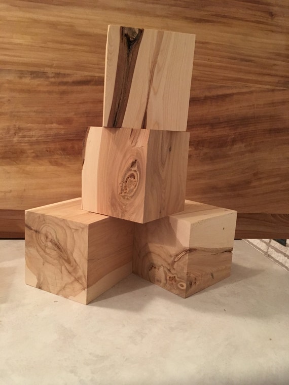 4 inch set of 4 Cedar Wood Blocks