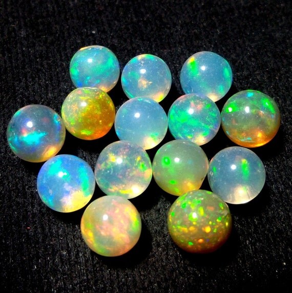 7mm Natural Ethiopian Opal Round Balls Welo Opals Round Balls