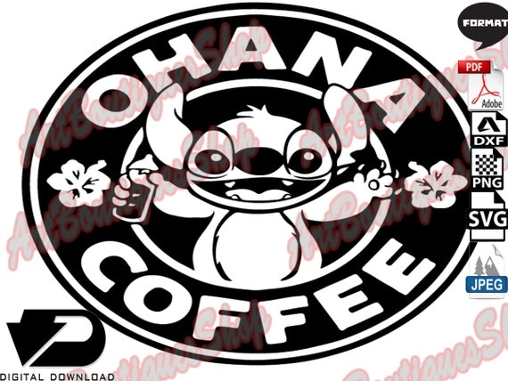 Download Ohana Stitch StarBucks Design Cutting File on by ...