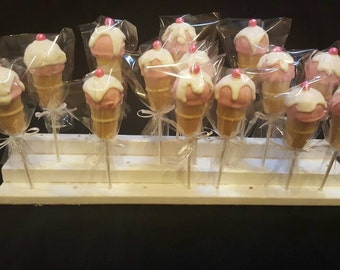 Ice cream cone cake pops (Order of 13)