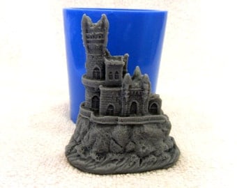 Old castle - silicone mold for soap and candles making mould molds soap mold