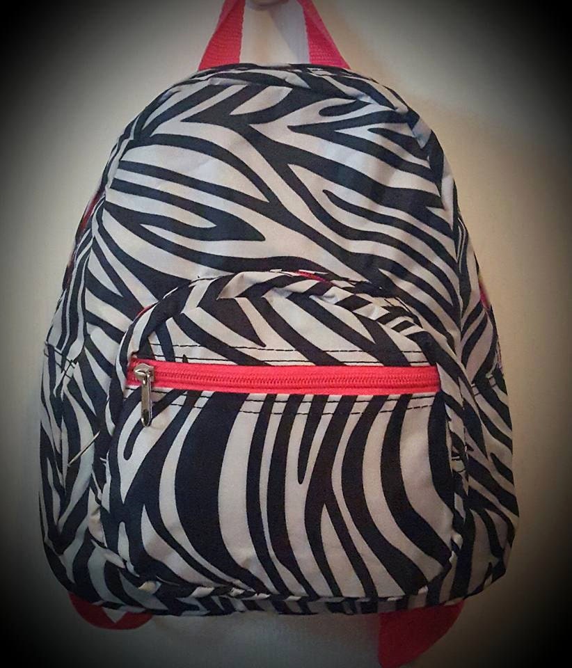 Zebra Backpack toddler backpack zebra by KajunStitchBoutique