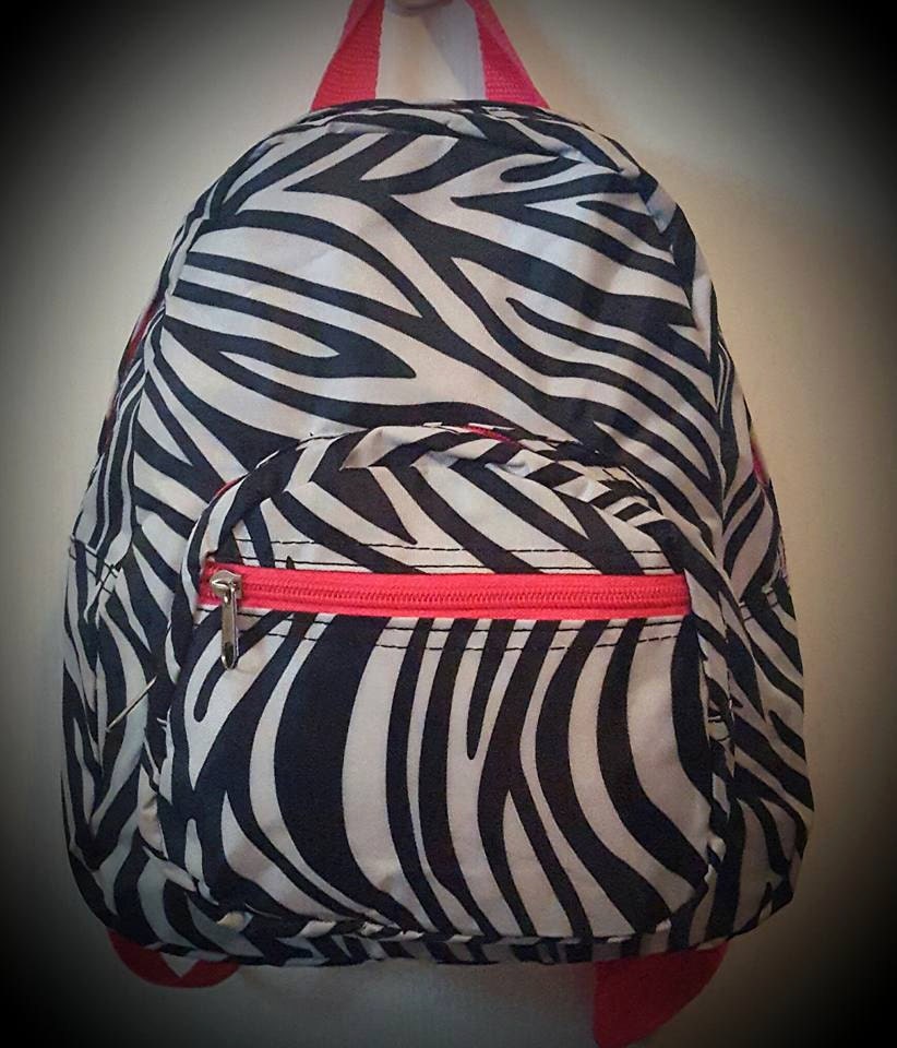 rainbow zebra backpack