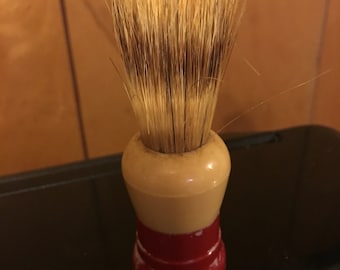 Vintage Ever-Ready Men's Shaving brush red and cream Number 100