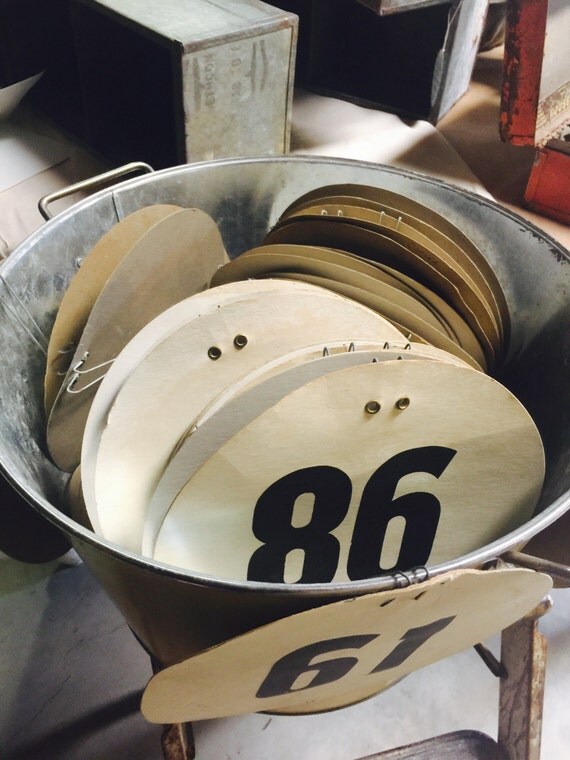 Vintage horse show back numbers 1960s equestrian competition