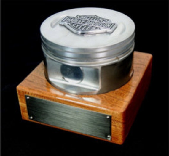 Handmade Single Piston Cremation Urn for the by SterlingCasketCo