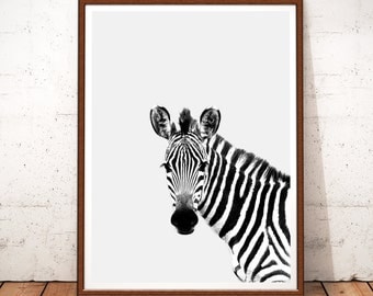 Animal Print Wall Art zebra wall art | etsy Animal Print Wall Art zebra wall art | etsy