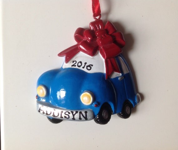 personalized new car first car christmas ornament new personalized new car first car christmas ornament new