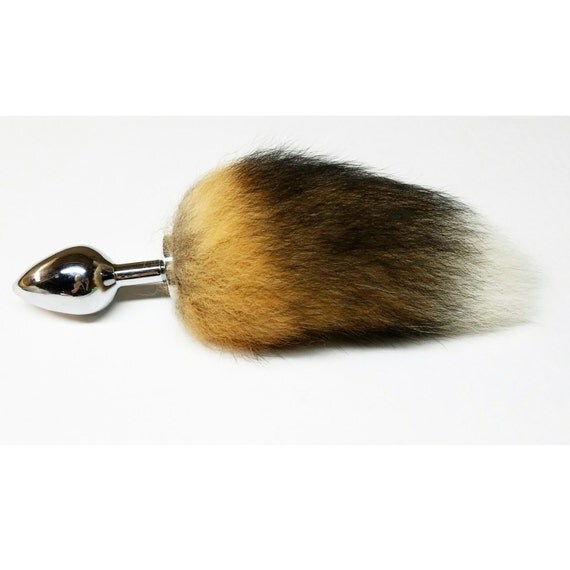 78 UNIQUE Red Fox Tipbunny Tail Butt Plug On