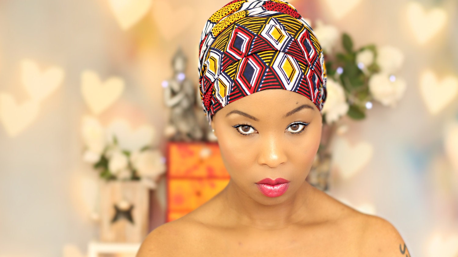 Head Wrap African Head Wrap Hijab Hair by RoyalHeadWraps
