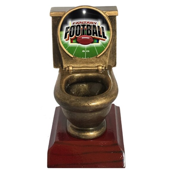 thumbnail image 2 of Fantasy Football Last Place Toilet Bowl Trophy - Funny Loser Trophy For Fantasy League 2 of 12