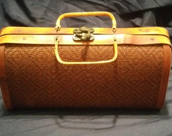 70's Wooden Box Purse