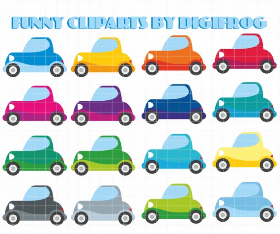 70%OFF Small cars digital image little car clipart digital