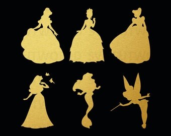 Disney Princesses Svg, Disney Svg, use with Cricut & Silhouette