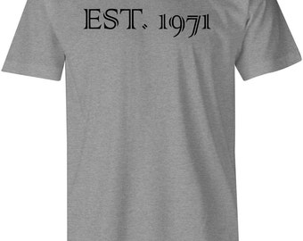 1971 birthday shirt | Etsy