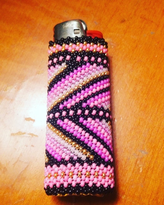 Items similar to Beaded lighter Case on Etsy