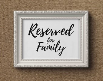 Reserved seat signs | Etsy