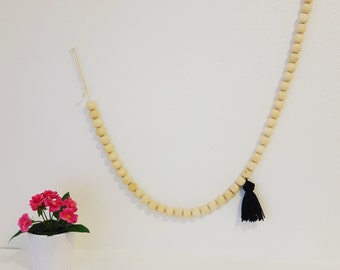 black bead garland etsy black bead garland etsy