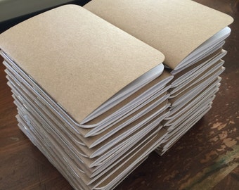 Bulk Kraft Notebook | 3.5 x 5 | Pocket Notebook | Notebook | Sketchbook | Journal | Kraft Journal | Bulk Sketchbook | Bulk Journal