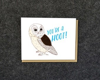 GIVE A HOOT limited edition print