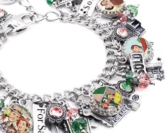 Realtor Jewelry, Home Sales, Real Estate Agent, Realtor Bracelet, Home Charm Bracelet, Personalized Realtor Bracelet