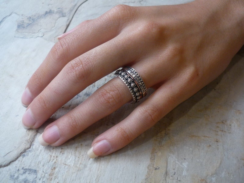 Eternity ring infinity ring stacking ring stackable mothers