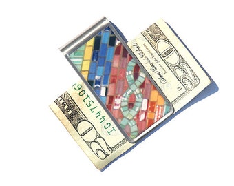 MONEY CLIP- Moneyclip, Best Graduation Gift, Money Clips for Men, Gift for Brother, Co Worker Gift, Gift for Dad, NYC Subway Art