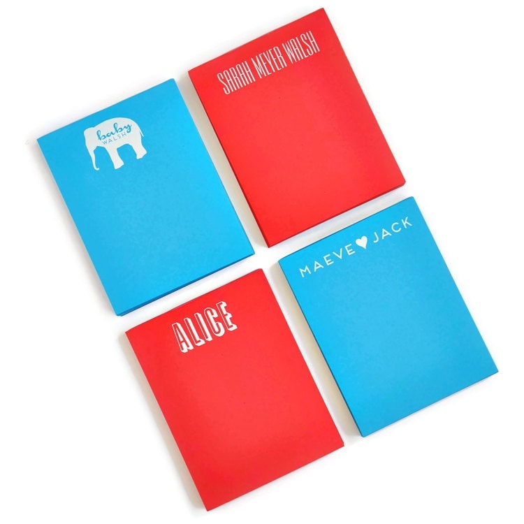 Personalized Primary Small Note Pad