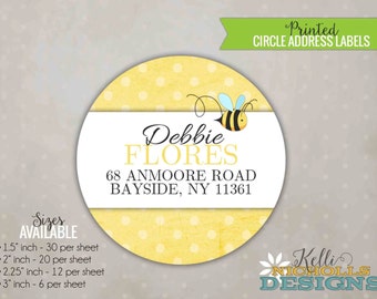 Christmas Swirl Wrap Around Address Label by KelliNichollsDesigns