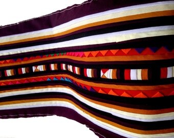 Hmong Textile, Lisu Fabric, hmong fabric, crafting, red, purple, reddish-purple, hill tribe, quilted, embroidered, fabric, stripe, quilt