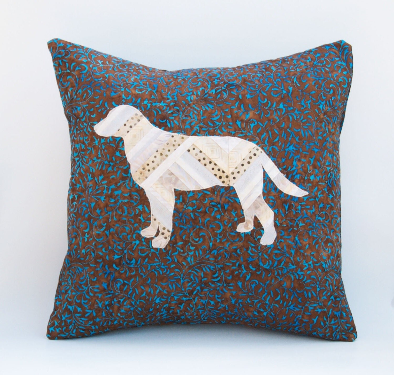 yellow labrador pillow