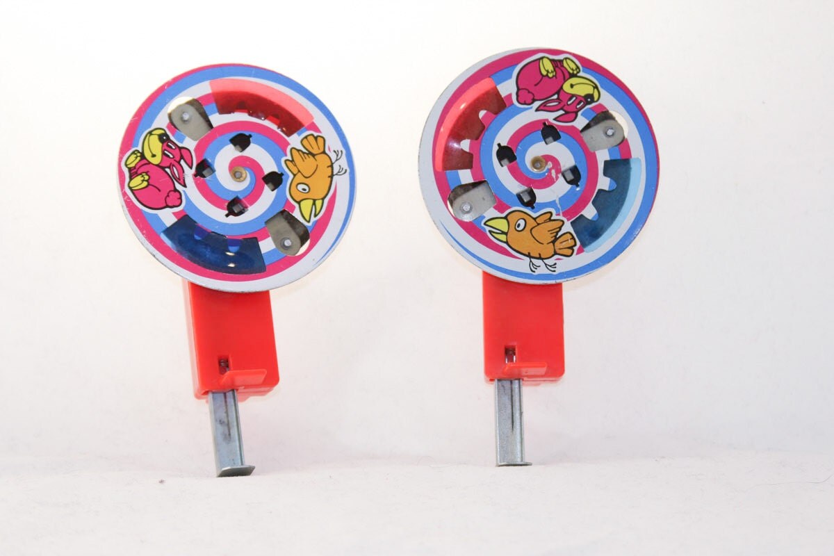 Vintage 1970s sparkler wheels from Jimmy Toys
