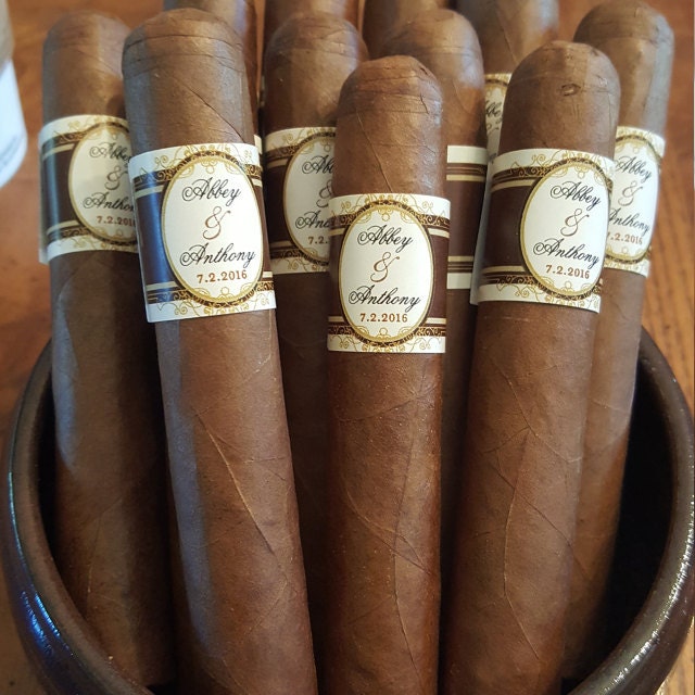 Cigar Bands Grooms Gift Wedding Party and Groomsman Cigar